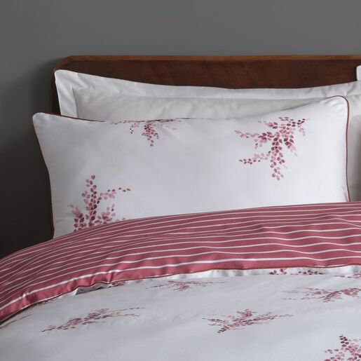 Meltem roza pamučna bračna posteljina GH Textile