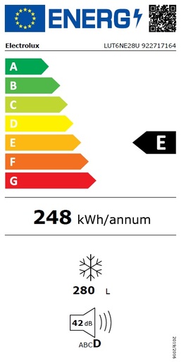 Electrolux zamrzivač LUT6NE28U