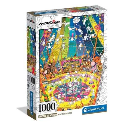 CLEMENTONI CL39964  PUZZLE 1000 PREDSTAVA MORDILLO