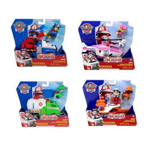 PAW PATROL SN6072699 PAW PATROL FIRE RESCUE VOZILO SORTO