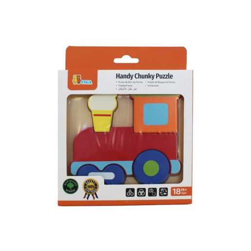 VIGA 44783 DRVENE PUZZLE VLAK