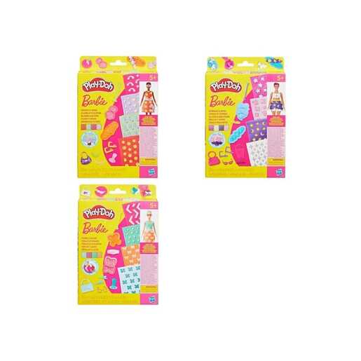 PLAY DOH G1355 PLAY DOH BARBIE DESIGNER PATTERNS PACKS SORTO