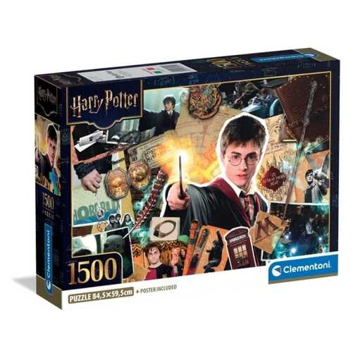 CLEMENTONI CL31745  PUZZLE 1500 HARRY POTTER