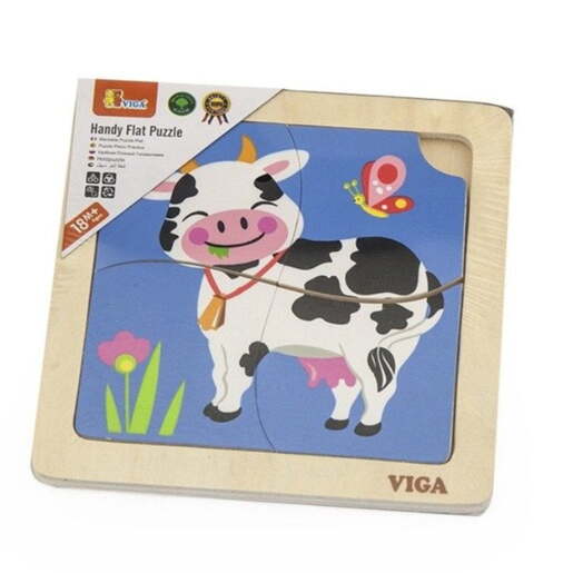 VIGA 51313 DRVENE PUZZLE KRAVICA