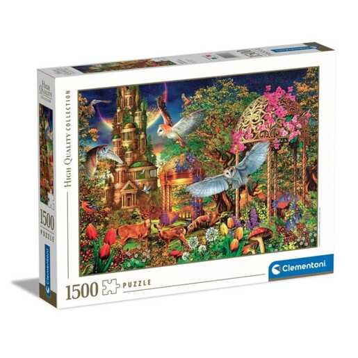 CLEMENTONI CL31707  PUZZLE 1500 HQC ŠUMSKI VRT FANTAZIJE