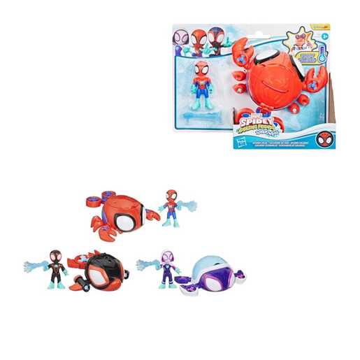 MARVEL G0663 SPIDEY WATERWEBS VEH FIGURE SORTO