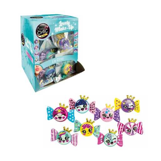 CLEMENTONI CL18886 CRAZY CHIC SJAJILO ZA USNE U OBLIKUBOMBONA ,SORTO