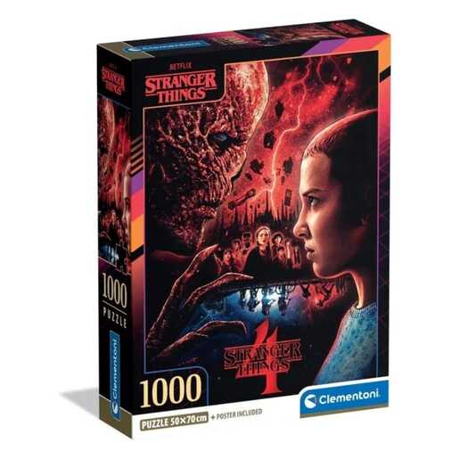 CLEMENTONI CL39981  PUZZLE 1000 STRANGER THINGS S04