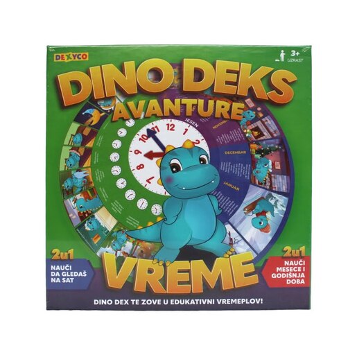 DEXYCO PP24077 DINO DEKS AVANTURE DRUŠTVENA IGRA