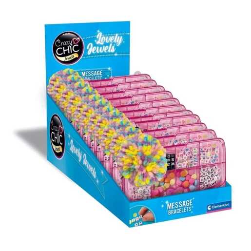 CLEMENTONI CL18892 CRAZY CHIC NARUKVICE S PORUKAMA, ROZA KUTIJA