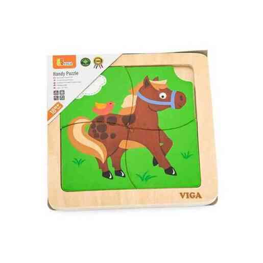 VIGA 51312 DRVENE PUZZLE KONJ