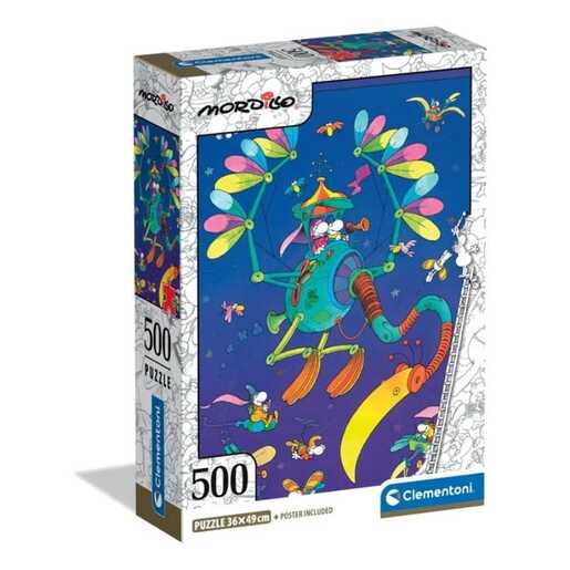 CLEMENTONI CL35594  PUZZLE 500 PUTOVANJE MORDILLA