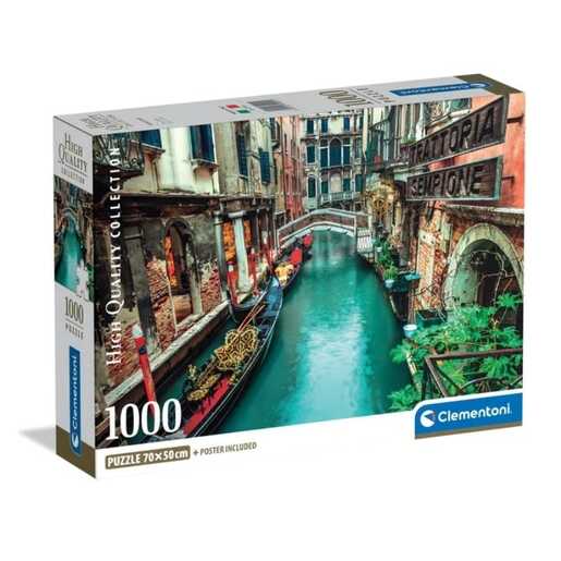 CLEMENTONI CL39945  PUZZLE 1000 KANALU VENECIJI