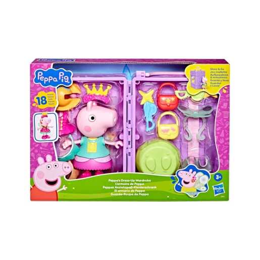 PEPPA PIG G1017 PEPA PEPPAS DRESS UP WARDROBE FIGURE
