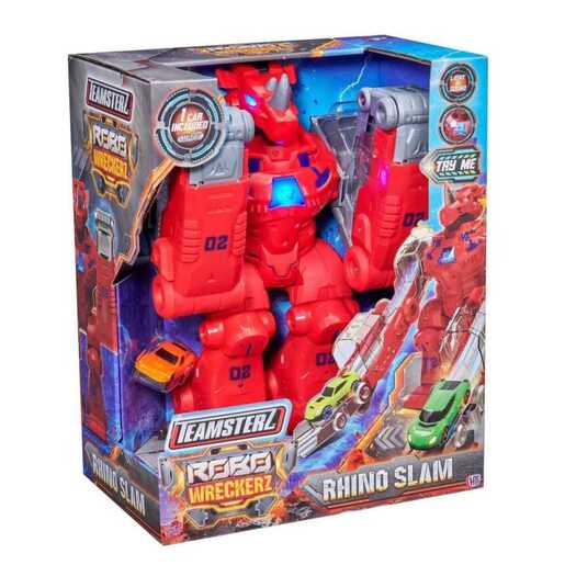 TEAMSTERZ HL1407004 TEAMSTERZ ROBO WRECKERS RHINO SLAM SET ZAIGRU