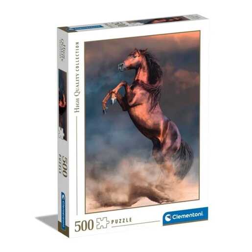 CLEMENTONI CL35521  PUZZLE 500 WILD RED STALLION