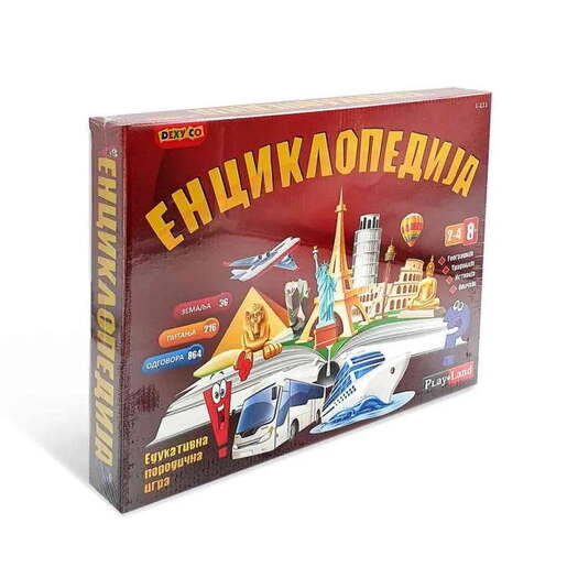 PLAY LAND PL111   ENCIKLOPEDIJA DRUŠTVENA IGRA SR