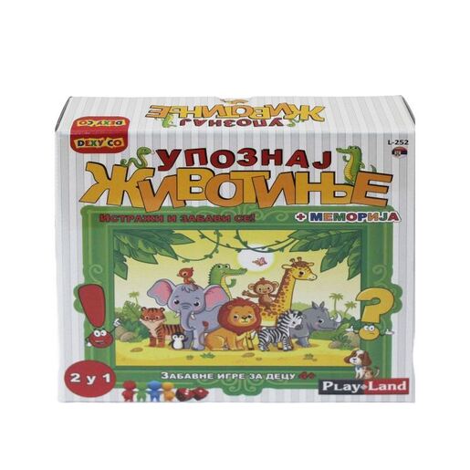 PLAY LAND PL252 PLAY LAND UPOZNAJ ŽIVOTINJE SRB