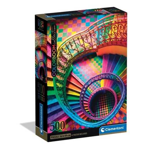 CLEMENTONI CL35591  PUZZLE 500 COLORBOOM STEPENICE