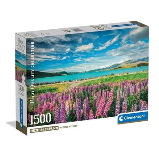 CLEMENTONI CL31731 CLEMENTONI PUZZLE 1500 LUPINI NA JEZERU TEKAPO