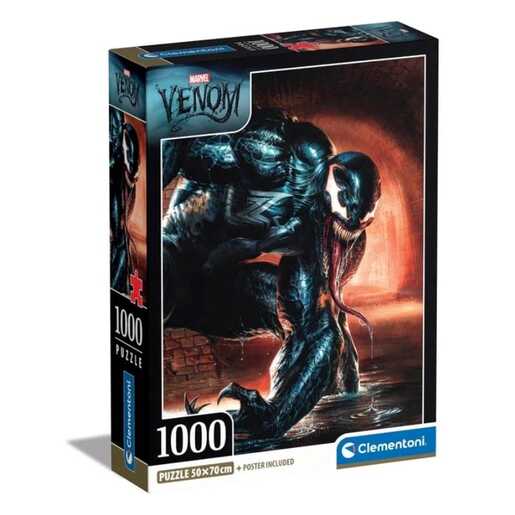 CLEMENTONI CL39879  PUZZLE 1000 HQC MARVEL- VENOM