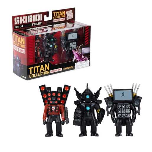 SKIBIDI TOILET BONK13003 SKIBIDI TOILET TITAN 3 PACK