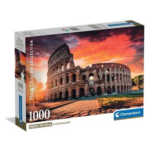 CLEMENTONI CL39985  PUZZLE 1000 ZALAZAK SUNCA U RIMU