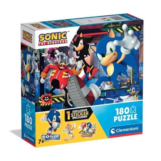 CLEMENTONI CL29797 PUZZLE 180 SQUARE BOX SONIC-2 2025