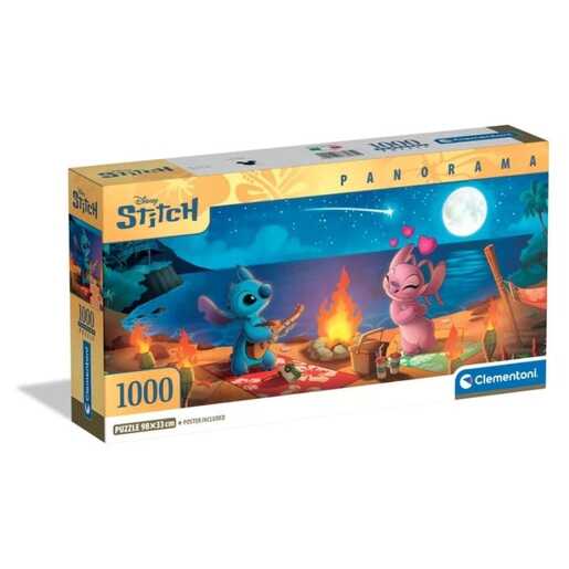 CLEMENTONI CL37061  PUZZLE 1000 DISNEY STITCH PANORAMA