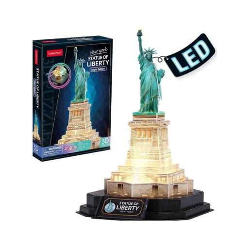 CUBIC FUN CBF205362 CUBIC FUN PUZZLE STATUE OF LIBERTY NIGHTEDITION L536h