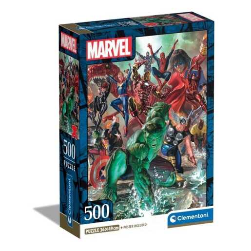 CLEMENTONI CL35546  PUZZLE 500 MARVEL