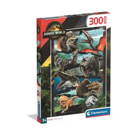 CLEMENTONI CL21749  PUZZLE 300 JURASSIC WORLD 2025