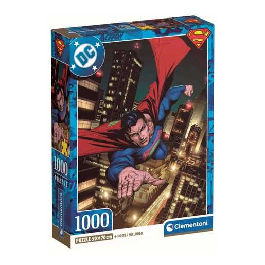 CLEMENTONI CL37506  PUZZLE 1000 SUPERMAN 2025 - 2