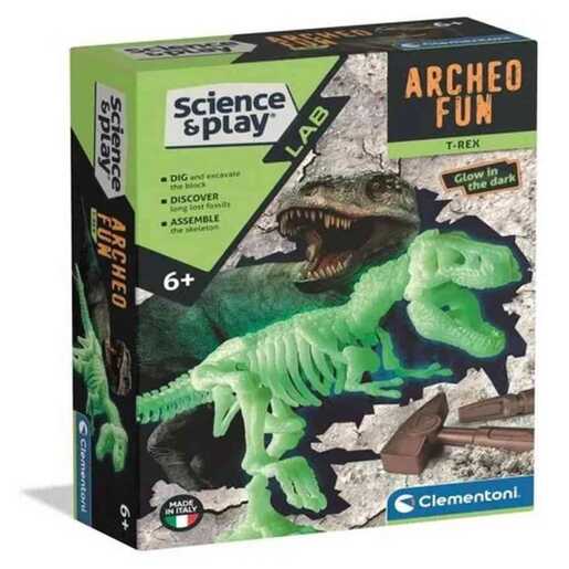 CLEMENTONI CL75123 SCIENCE & PLAY- T-REX