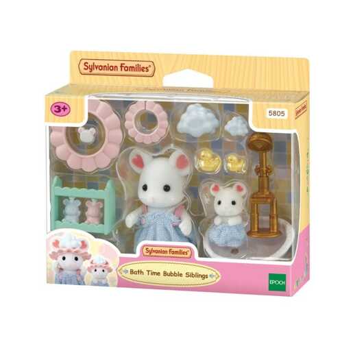 SYLVANIAN EC5805 SYLVANIAN FAMILIES BATH TIMEBUBBLE SIBLINGS