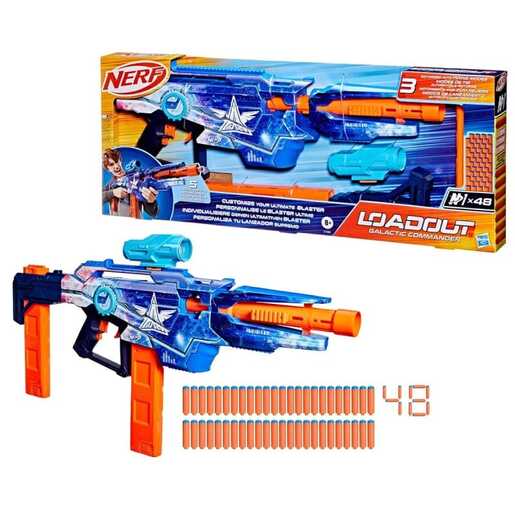 NERF G1580 NER LOADOUT GALACTIC COMMANDER