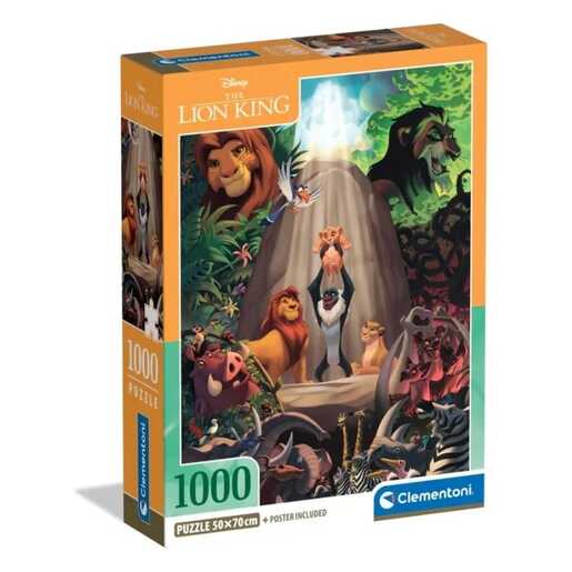 CLEMENTONI CL39902  PUZZLE 1000 KRALJ LAVOVA