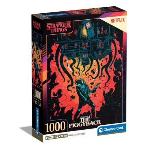 CLEMENTONI CL39861  PUZZLE 1000 STRANGER THINGS