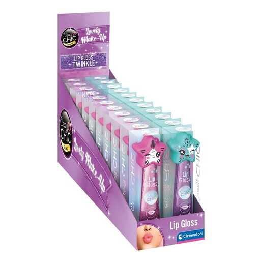 CLEMENTONI CL18889 CRAZY CHIC SJAJILO ZA USNE ZVIJEZDA PINK/PLAVO