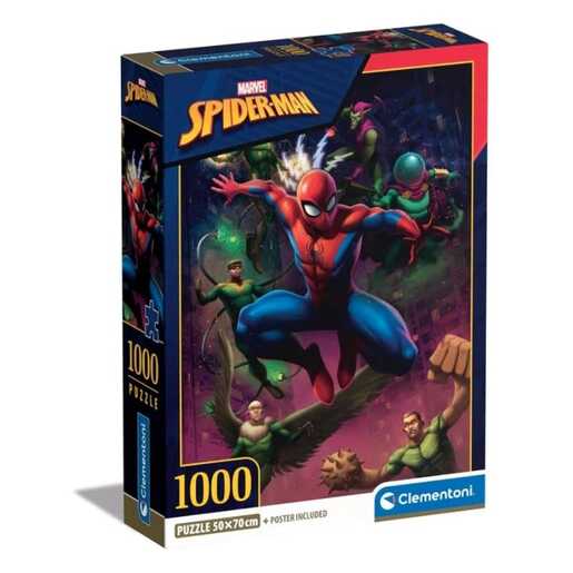 CLEMENTONI CL39768  PUZZLE 1000 SPIDERMAN MARVEL