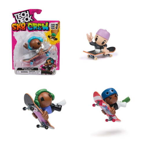 TECH DECK SN6071054 TECH DECK FINGERSKATE SK8ER SA FIGUROM SORTO