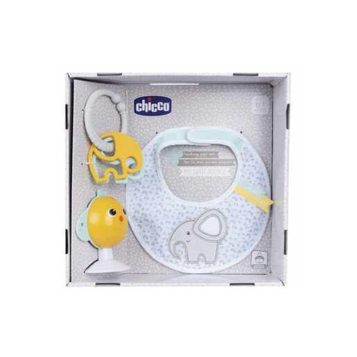 CHICCO Poklon set sa siperkom, glodalicom i igračkom, 6m+