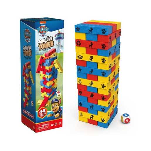 PAW PATROL SN6066828 SPIN MSORTOER JUMBO TOWER PAW PATROL DRUŠTVENAIGRA