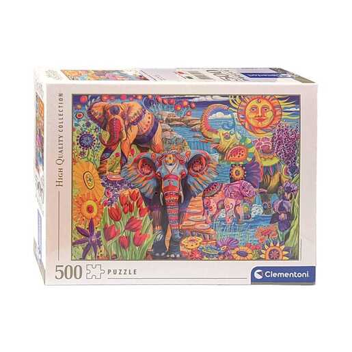 CLEMENTONI CL35572  PUZZLE 500 KARNEVAL SLONOVA