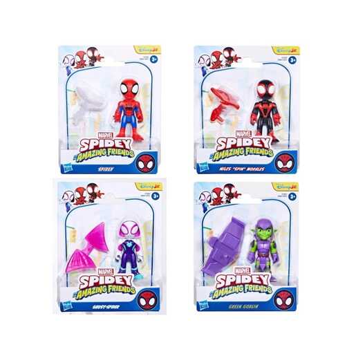 MARVEL G0661 SPIDERMAN AND FRIENDS 3IN FIGURE ACSRY SORTO