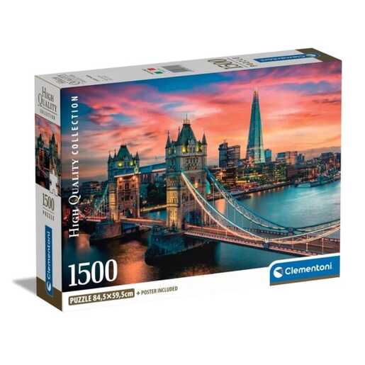 CLEMENTONI CL 31715  PUZZLE 1500 SUMRAK U LONDONU