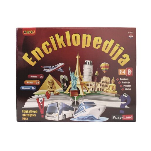 PLAY LAND PL111   ENCIKLOPEDIJA DRUŠTVENA IGRA HR