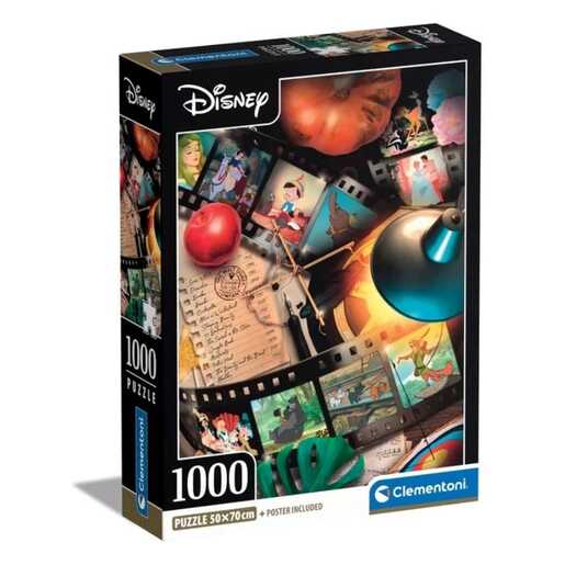 CLEMENTONI CL39810  PUZZLE 1000 DISNEY CLASSIC MOVIES