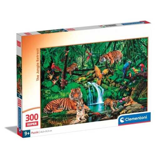 CLEMENTONI CL21721  PUZZLE 300 UTOČIŠTE U DŽUNGLI