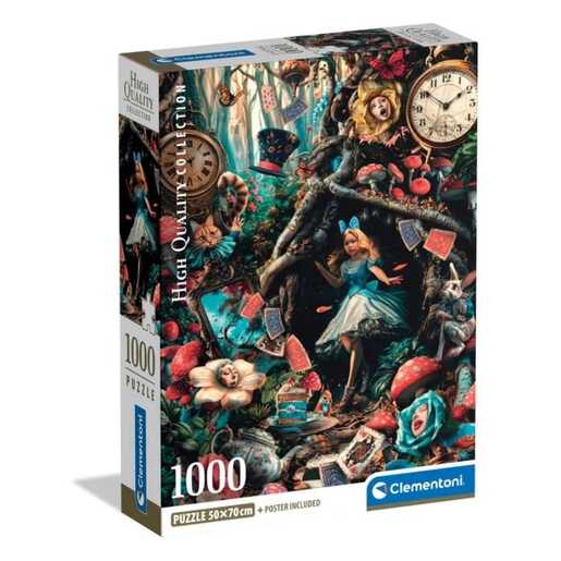 CLEMENTONI CL39935  PUZZLE 1000 JOŠ JEDAN DAN UZEMLJI ČUDESA
